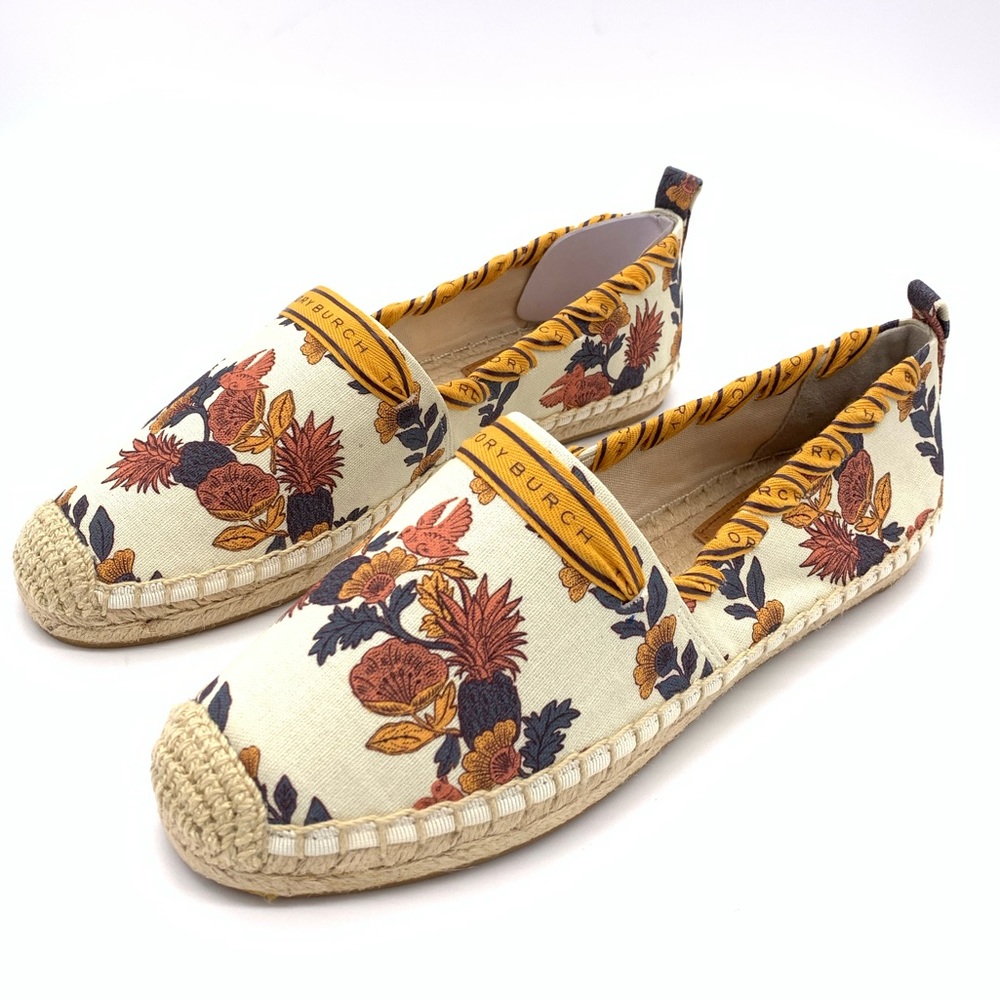 NIB Tory Burch GROSGRAIN ESPADRILLE, 7.5 - Picture 2 of 6